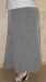 Юбка "Волан" серый меланж (Smart-Woman, Россия) — размеры 64-66, 72-74