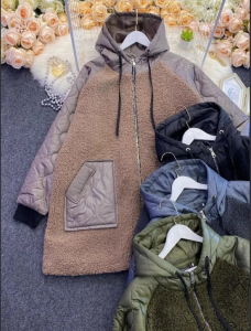 Демисезонная куртка "Барашек", зеленый