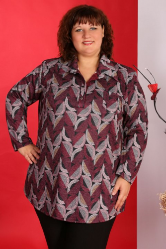 Рубашка (2Г 7001.С1) фиолетовый (Киргизия) — размеры 66, 68, 70