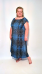 Платье (Пл012-018) синий (Smart-Woman, Россия) — размеры 56-58, 68-70, 72-74, 76-78