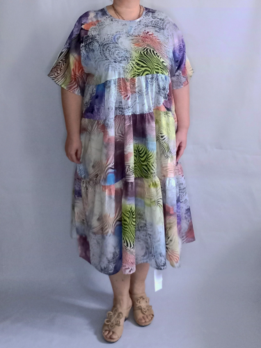 Платье (Пл050) кружева (Smart-Woman, Россия) — размеры 3XL, 5 XL